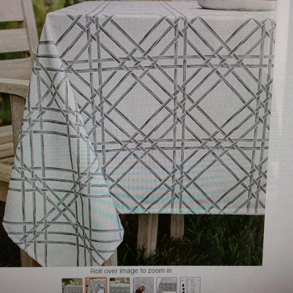 Indoor/ Outdoor Tablecloth - easy care NEW